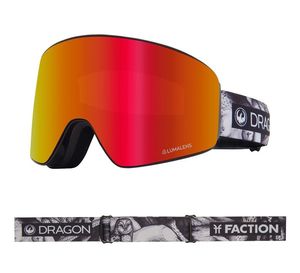 Dragon Goggle PXV - Faction with Lumalens Red Ionized + Lumalens Rose Lens
