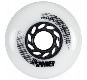 Powerslide Wheels Spinner 80mm 88a white