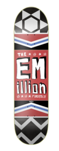 EMillion Skateboard Deck Fibertech Exodus Pro Garcia 8.0