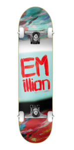 Emillion Complete Skateboard Medley Red 8.125