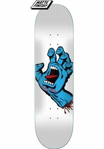 Santa Cruz Skateboard Deck Screaming Hand white 8.25 