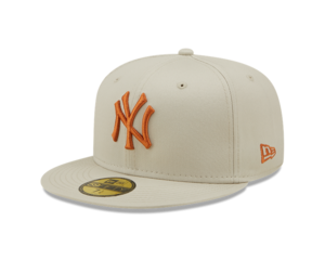 New Era Cap 59-Fifty New York Yankees League Essential Stone Grey/Orange 
