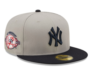 New Era Cap 59-Fifty New York Yankees MLB Side Patch Grey