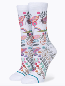 Stance Womens Socks The garden Of Growth white