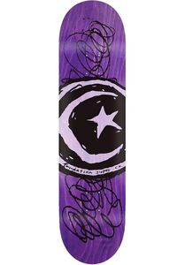 Foundation Skateboard Deck Star & Moon Scribble 8.38 