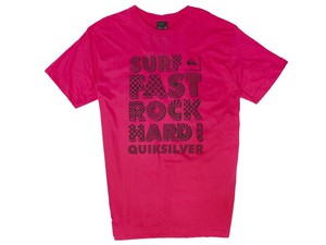 Quiksilver T-shirt Surf Fast pink