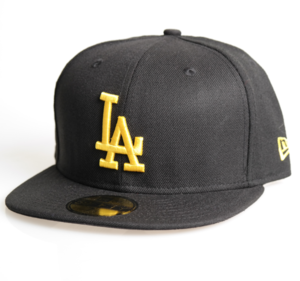 New Era Cap 59-Fifty LA Dodgers Seas Bas F12 black/yellow