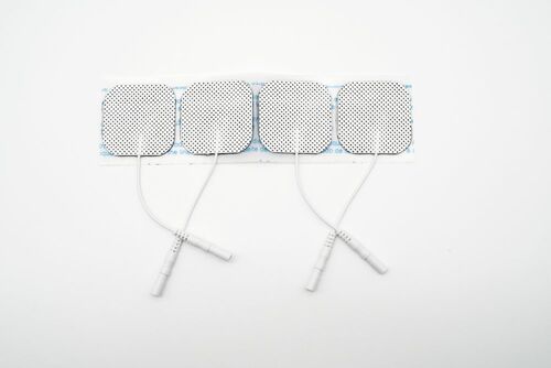 Carbon Plus Elektroden fr Tens / EMS Gert, selbstklebend, 4 Stck, 40 x 40 mm