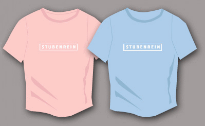 Kinder-T-Shirt - Stubenrein, rosa