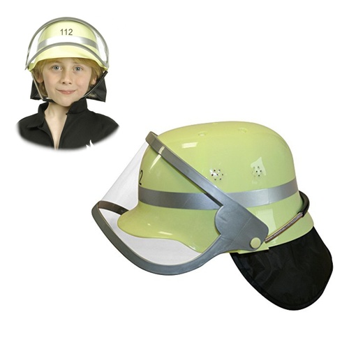 Feuerwehr-Helm mit Klappvisier KW 57 cm fr Kinder