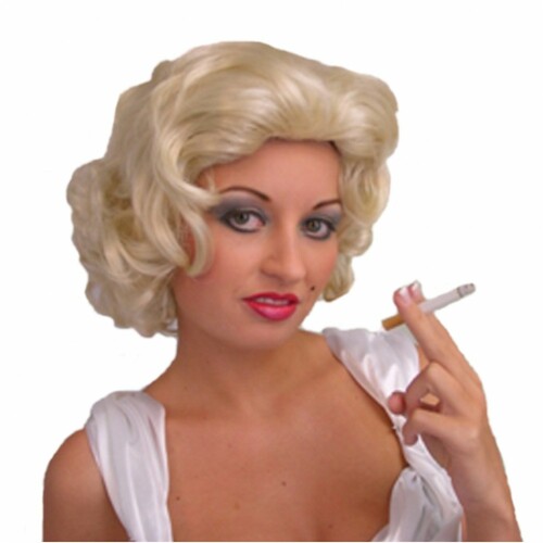 Percke Schauspielerin Marilyn mit blonden Locken fr Damen