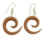 Ohrringe aus Sabo-Wood 