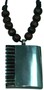 Halskette aus Sonor-Wood/Edelstahl, Holz-Schmuck Modeschmuck, Natur-Schmuck 