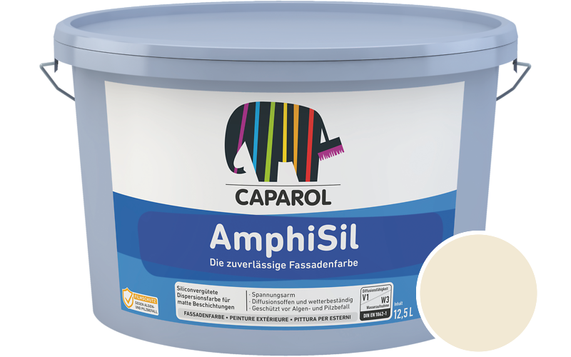 Caparol AmphiSil 12,5L Fassadenfarbe / Getnt im Farbton Cognac 18