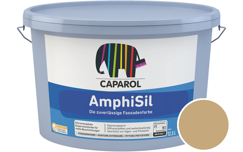 Caparol AmphiSil 2,5L Fassadenfarbe / Getnt im Farbton Palazzo 220