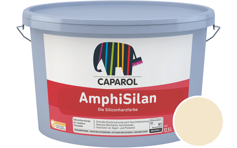 Caparol AmphiSilan 12,5L Fassadenfarbe / Getnt im Farbton Aprikose 18