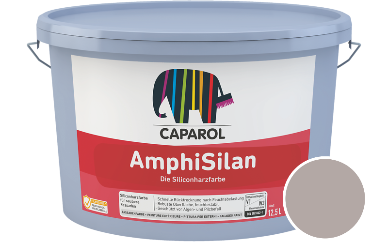 Caparol AmphiSilan 2,5L Fassadenfarbe / Getnt im Farbton Cameo 10