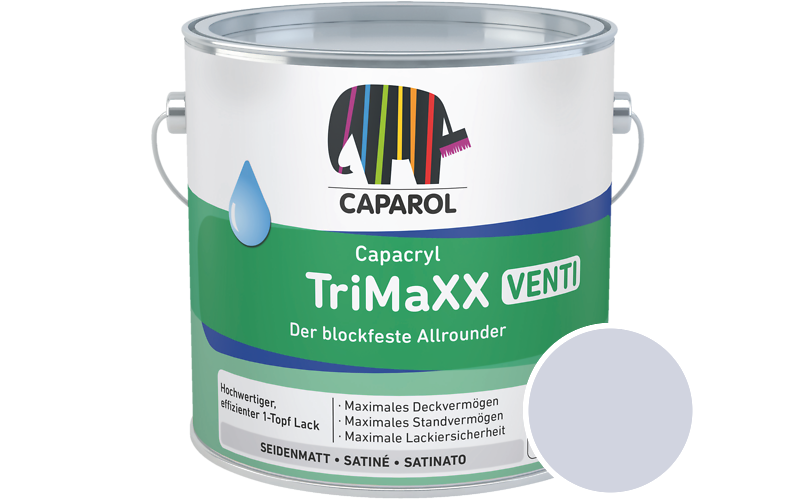 Caparol Capacryl TriMaXX Venti 750ml Acryl-Lack / Getnt im Farbton Lavendel 115