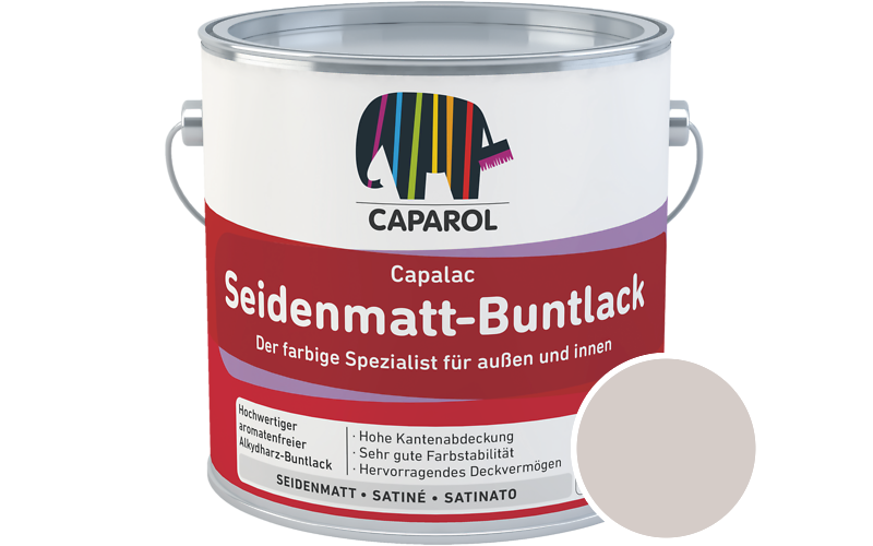Caparol Capalac Seidenmatt-Buntlack 375ml Lack / Getnt im Farbton Magma 30