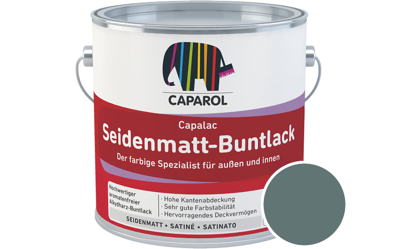 Caparol Capalac Seidenmatt-Buntlack 375ml Lack / Getnt im Farbton Verona 70