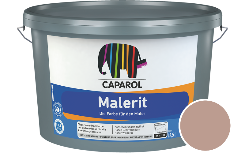 Caparol Malerit 12,5L Innenfarbe / Getnt im Farbton Lachs 5