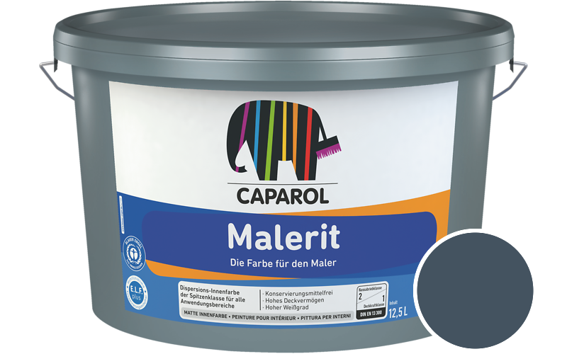 Caparol Malerit 7,5L Innenfarbe / Getnt im Farbton Niagara 0