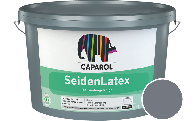 Caparol SeidenLatex 12,5L Latexfarbe / Getnt im Farbton Saphir 15