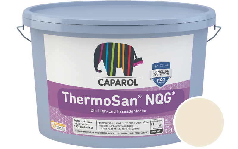 Caparol ThermoSan NQG 12,5L Fassadenfarbe / Getnt im Farbton Cognac 18