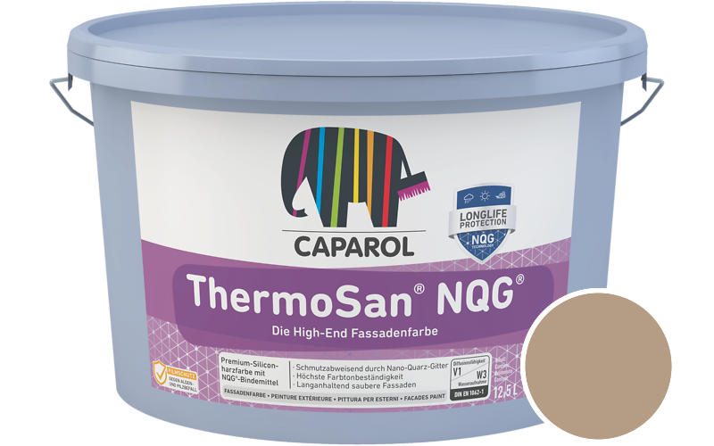 Caparol ThermoSan NQG 12,5L Fassadenfarbe / Getnt im Farbton Nutria 13