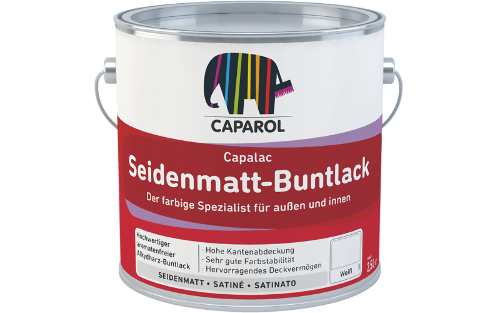 Caparol Capalac Seidenmatt-Buntlack 2,5L Getönt im Farbton Flieder 1