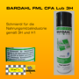 BARDAHL FML Lub CFA 3H/H1 �lspray f�r die Nahrungsmittelindustrie - 400 ml