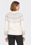Strickpullover mit Rundhalsausschnitt und Norwegermuster