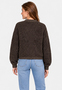 Sublevel Elegante Strickjacke Knopfleiste Rundhalsausschnitt