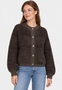 Sublevel Elegante Strickjacke Knopfleiste Rundhalsausschnitt
