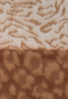 Schal Animalmuster Leo Zebra Kontrastdesign Lange Fransen 