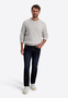 Klassische Jeans Regular Fit Unifarben Rei�verschluss