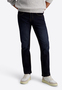 Klassische Jeans Regular Fit Unifarben Rei�verschluss