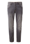 Timezone Jeans Used-Waschung Regular Fit Unifarben Rei�verschluss