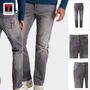 Timezone Jeans Used-Waschung Regular Fit Unifarben Rei�verschluss