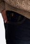 Timezone Jeans Slim Fit Unifarben Rei�verschluss G�rtelschlaufen