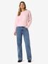 Klassischer Pullover Rundhalsausschnitt Rippenb�ndchen