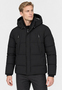 Winterjacke Kapuze Rei�verschluss Napoleontasche Langarm