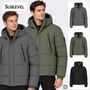 Winterjacke Kapuze Rei�verschluss Napoleontasche Langarm