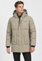 Modische Winterjacke Unifarben Kapuze Rei�verschluss