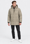 Modische Winterjacke Unifarben Kapuze Rei�verschluss