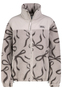 Sublevel Teddyjacke Alloverprint Stehkragen Seitliche