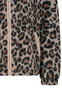 Teddyjacke Alloverprint Stehkragen Seitliche Leistentaschen