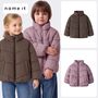 Pufferjacke Stehkragen Frontrei�verschlus Schlitztaschen