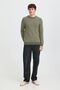 Modischer Strickpullover Langarm Gepunktet Rippb�ndchen