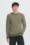 Modischer Strickpullover Langarm Gepunktet Rippb�ndchen